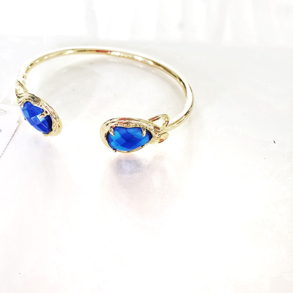 Kendra Scott Gold Andy Bracelet Blue